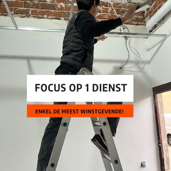 Advertentievoorbeeld: Focus op één dienst